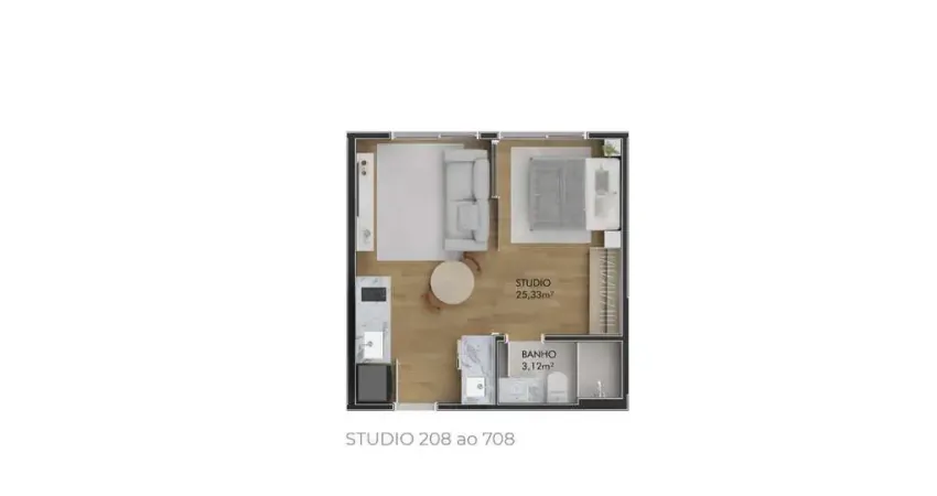 Kitnet / Stúdio à venda na Rua José Boiteux, 53, Centro, Florianópolis