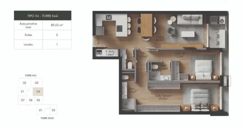 Apartamento com 2 quartos à venda na Rua Crispim Mira, 12, Centro, Florianópolis