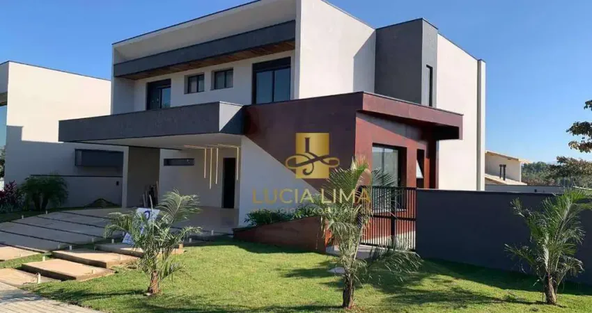 Sobrado alto padrao, 5 dormitórios, 400 m²- r$3.500,000,00 condomínio colinas do paratehy norte, são josé dos campos/sp