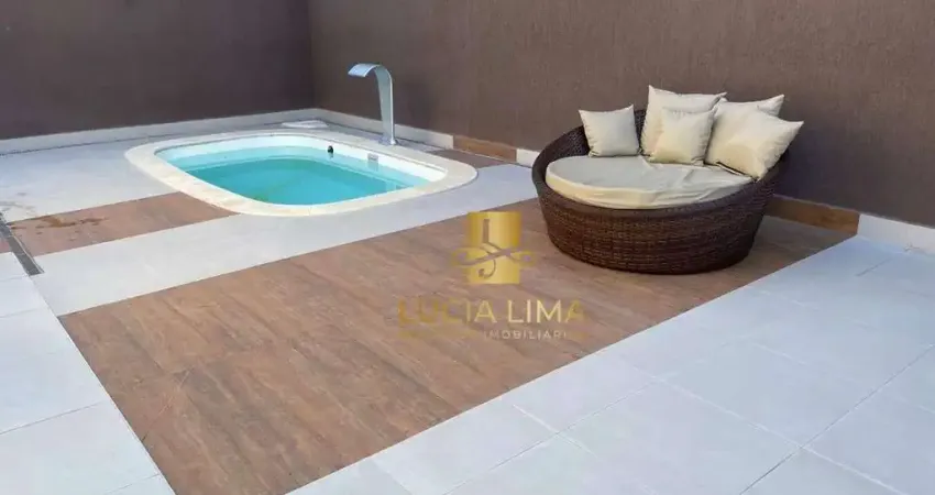 Casa BELISSIMA  para ALUGAR MOBILIADA, com PISCINA, 3 dormitórios, 150 m² por R$ 6.300/mês - Condomínio Terras do Vale - Caçapava/SP