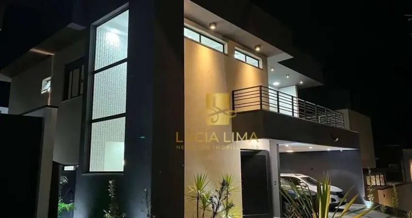 Sobrado de CINEMA, com VISTA INCRÍVEL,  4 dormitórios à venda, 388 m² por R$ 3.200.000 - Condomínio Residencial Monaco - São José dos Campos/SP