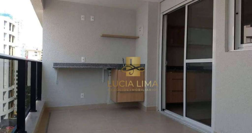 Apartamento MODERNO para ALUGAR MOBILIADO, com 1 dormitórios,  40 m² por R$ 3.500/mês - Jardim Aquarius - São José dos Campos/SP