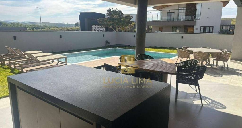 Sobrado MAGNÍFICO com PISCINA,  5 SUÍTES,  400 m² - venda por R$ 3.500.000 ou ALUGUEL por R$ 22.000/mês - Condomínio Colinas do Paratehy/SP