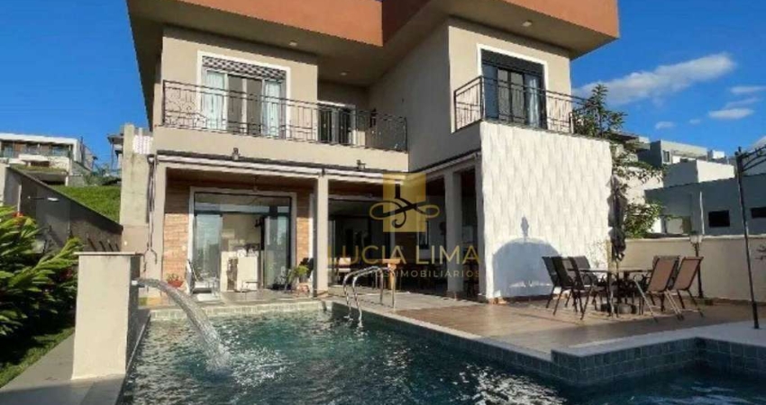 Sobrado VISTA INCRÍVEL para MONTANHAS,  SUÍTES à venda, 396 m² por R$ 3.500.000 - Residencial Jaguary - São José dos Campos/SP