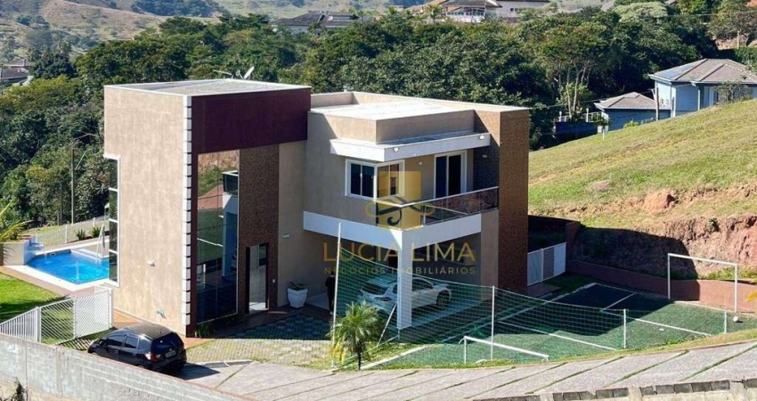 Sobrado LUXUOSO para ALUGAR no MIRANTE DO VALE,   com 4 dormitórios, 356 m² por R$ 12.000/mês - Jacareí/SP