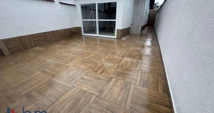 Casa com 2 dormitórios para alugar, 68 m² por r$ 2.600,00/mês - indaiá - bertioga/sp