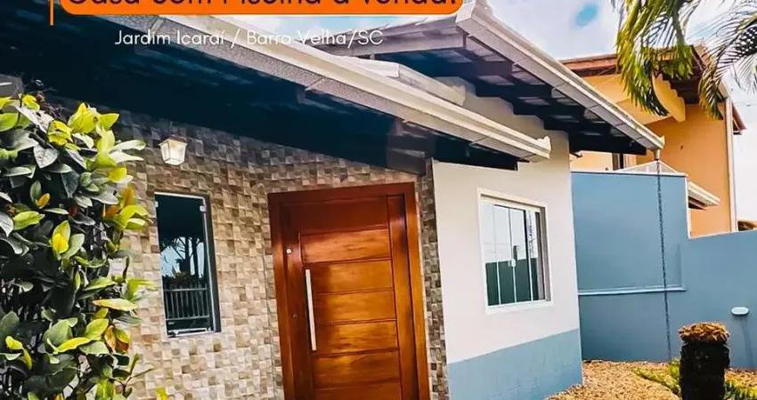 Casa com 3 dormitórios à venda, 70 m² por r$ 790.000 - jardim icaraí - barra velha/sc