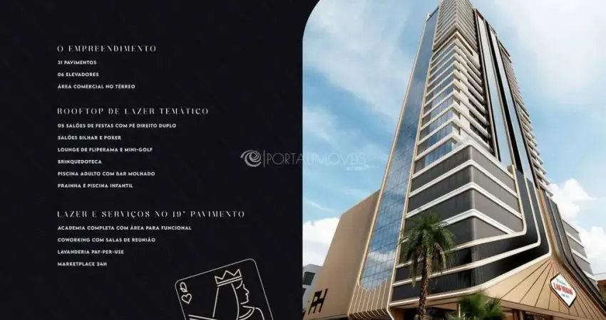 Oportunidade na planta: apartamento de 01 suíte em balneário perequê