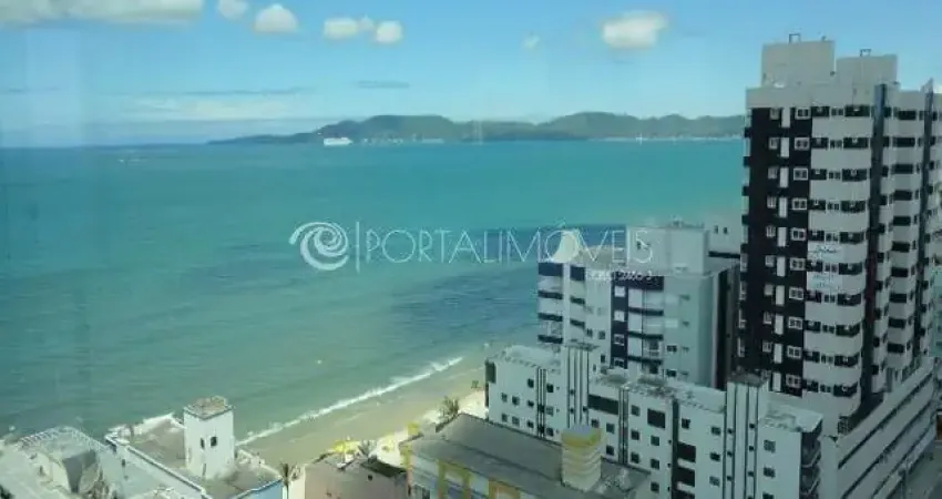 02 suítes frente avenida com vista para o mar em meia praia itapema