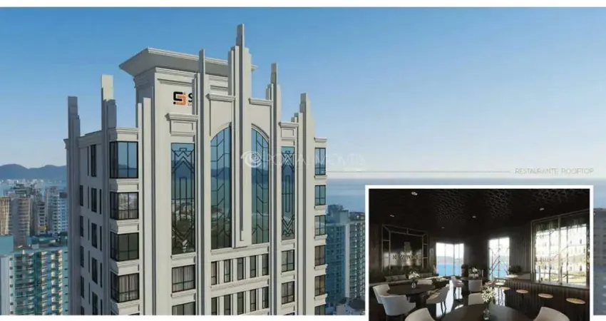 New york flat: apartamento moderno com 1 dormitório e lazer completo em meia praia, itapema