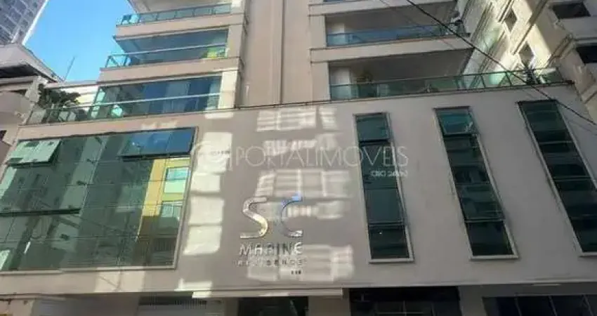 Apartamento mobiliado com 2 suítes e 2 vagas em meia praia – residencial sc marine