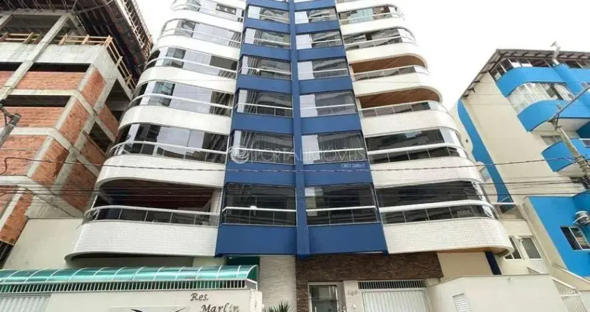 Residencial marlim azul: apartamento climatizado com 3 dormitórios e vista para o mar