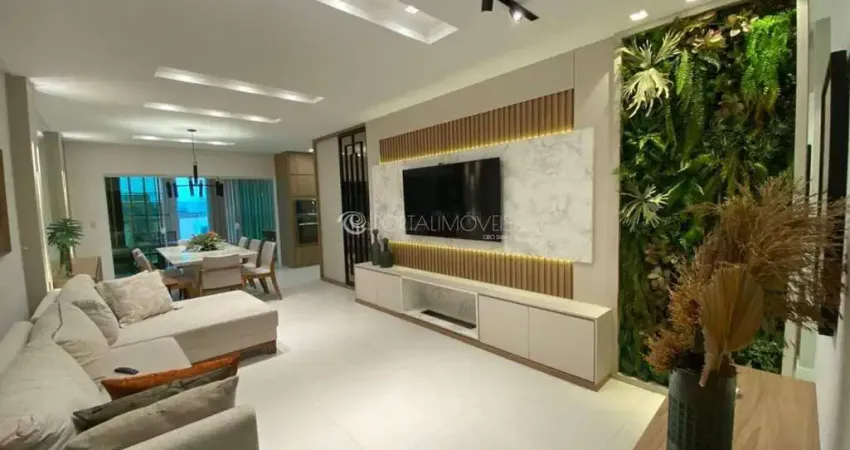 Luxuoso apartamento com 3 suítes e 2 vagas a 390m do mar no residencial isis dellagnelo