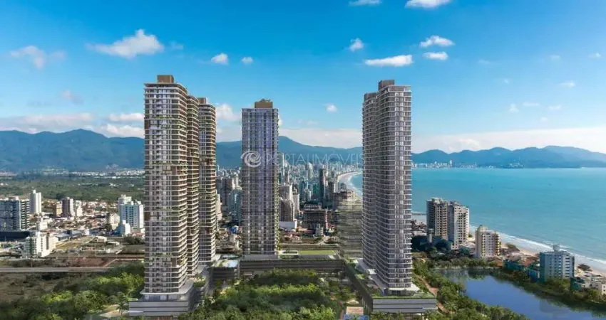 Alto padrão com 170m² privativos – piscinas, spa, padel e vista deslumbrante