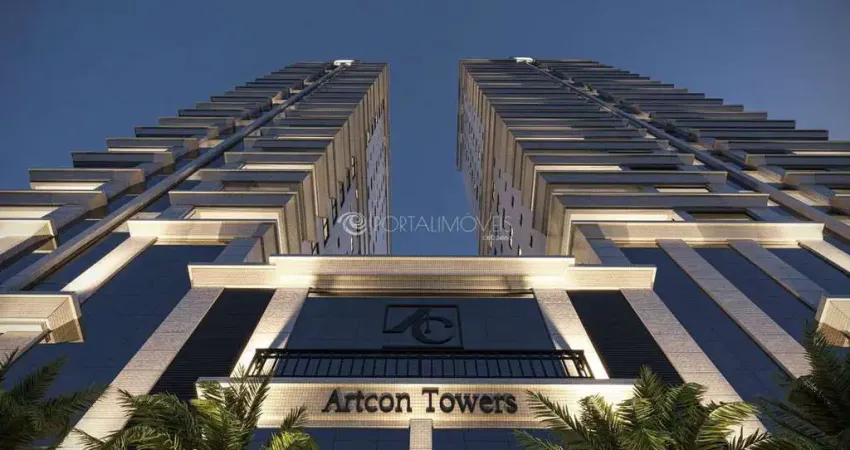 Viva o alto padrão no artcon towers – 3 suítes com vista panorâmica