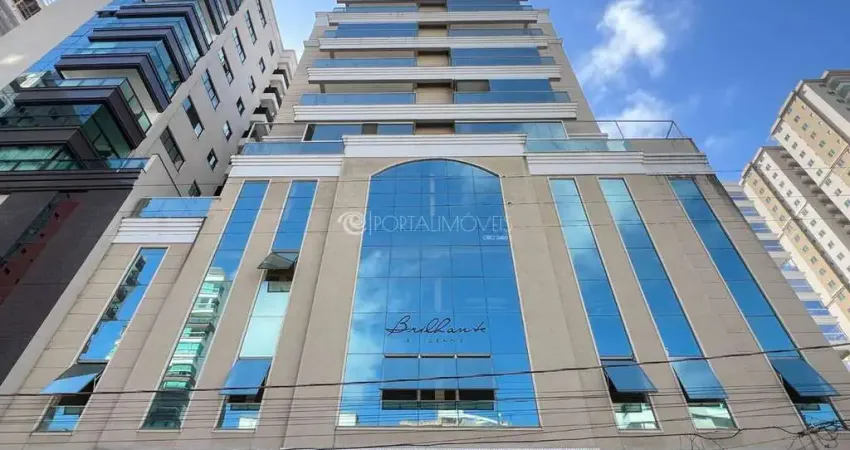 Apartamento mobiliado de 2 suítes com churrasqueira a carvão - brilhante residence - meia praia, itapema/sc