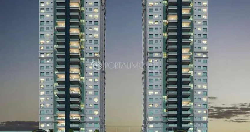 Apartamento de 2 suítes e 2 demi-suítes com lazer completo e espaço gourmet no new village home club