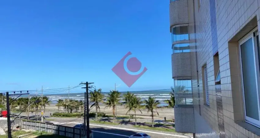 Oportunidade imperdivel – apartamento mobiliado na praia do maracana, praia grande predio frente mar com sacada gourmet e vista deslumbrante