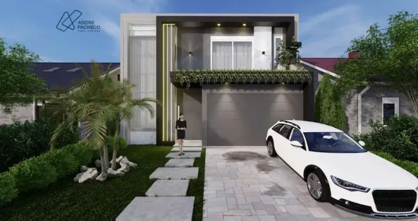 Sobrado em construção com piscina e churrasqueira em mont serrat, canoas - venda