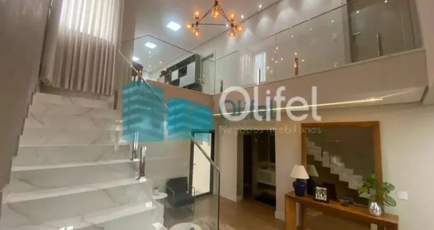 Lindo sobrado moderno, com acabamento fino, em condomínio fechado na cidade de Louveira, com 3 amplas suítes, sendo a master com closet , ducha dupla, banheira de imersão e varanda. Amplas salas de