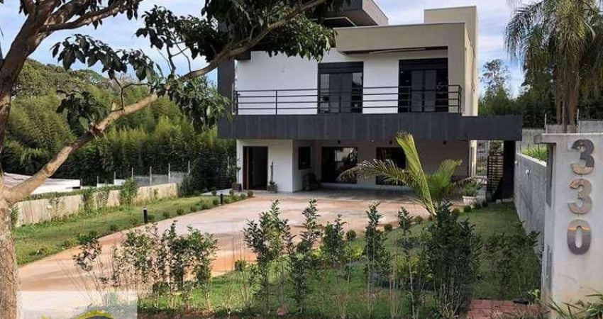 Casa com 4 dormitórios à venda, 360 m² por r$ 3.200.000,00 - chácaras são carlos - cotia/sp