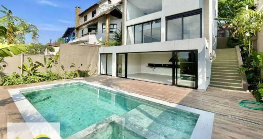 Casa com 4 dormitórios, 484 m² - venda por r$ 3.480.000,00 ou aluguel por r$ 17.800,00/mês - são paulo ii - cotia/sp