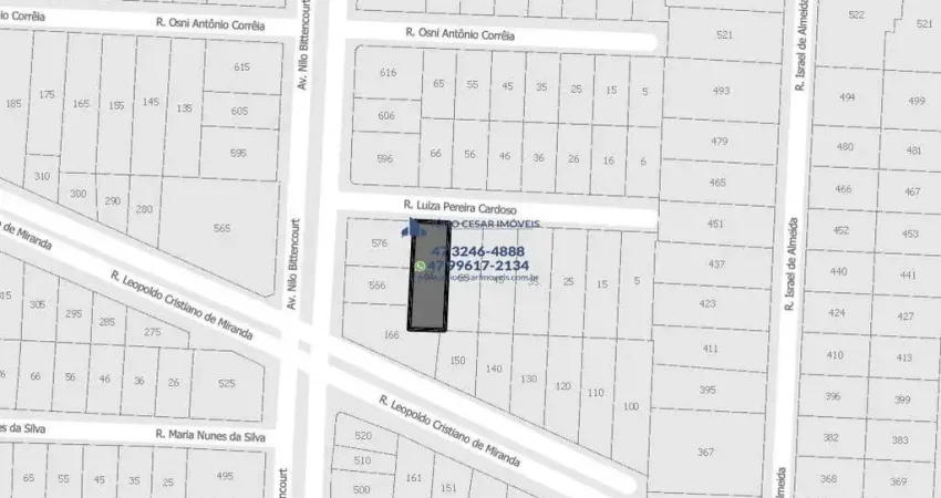 Terreno à venda na Rua Luiza Pereira Cardoso, 65, São Vicente, Itajaí