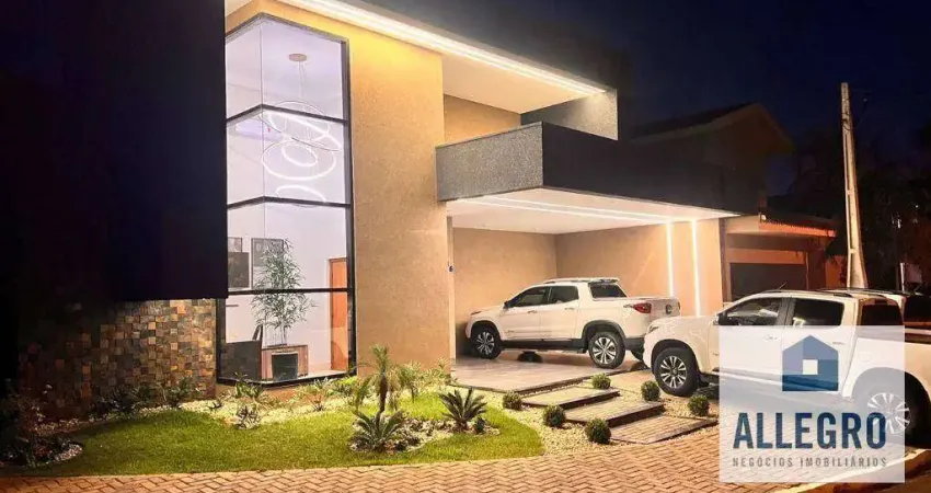 Casa com 3 dormitórios à venda, 266 m² por R$ 1.380.000,00 - Condomínio D'itália - Bady Bassitt/SP