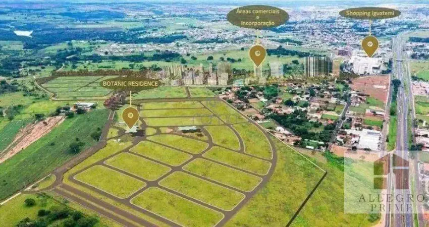 Terreno à venda no  Botânic Residence com 405m² / Próximo ao Iguatemi