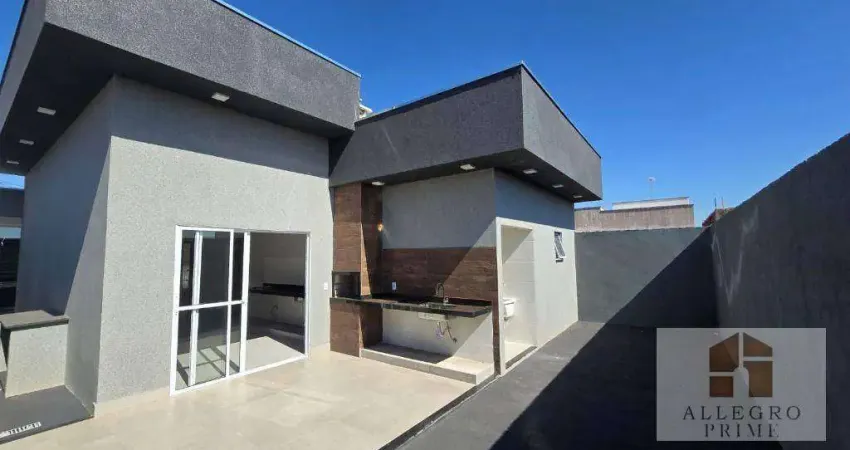 Casa com 2 dormitórios à venda, 100 m² por r$ 460.000 - residencial parque dos ipês ii - mirassol/são paulo