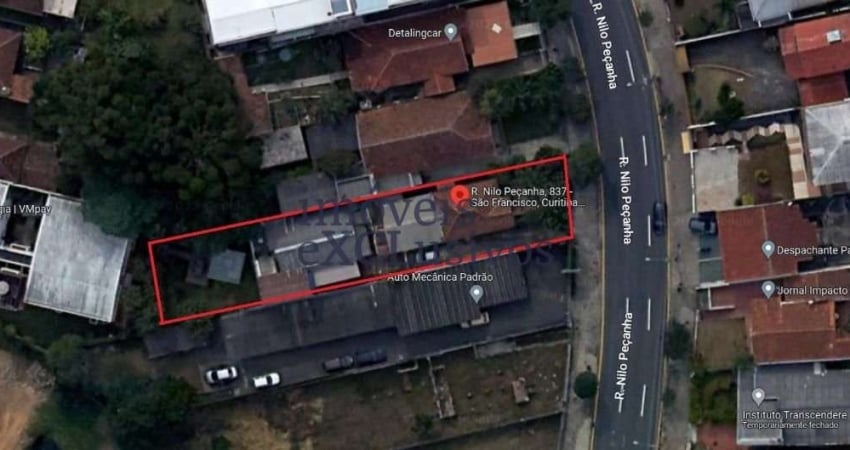 Terreno à venda na Rua Nilo Peçanha, 300, Bom Retiro, Curitiba