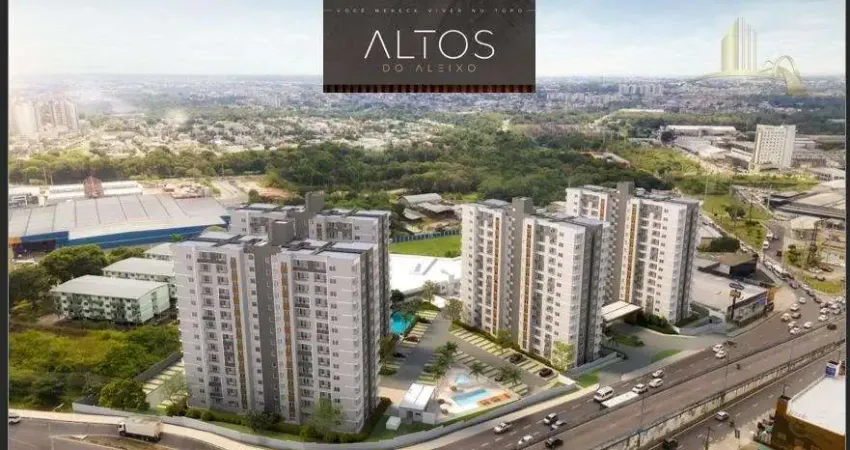 Apartamento à venda no aleixo, manaus: 3 quartos, 60m², r$462mil