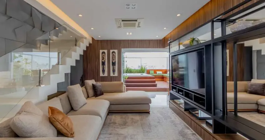 Cobertura para venda em bosque da saúde com 3 quartos, sendo 3 suítes, 175m²