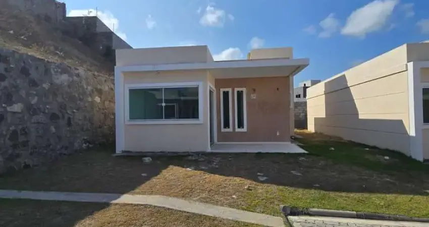 Casa em condomínio para venda em camaçari, busca vida (abrantes), 2 dormitórios, 1 suíte, 2 banheiros, 2 vagas