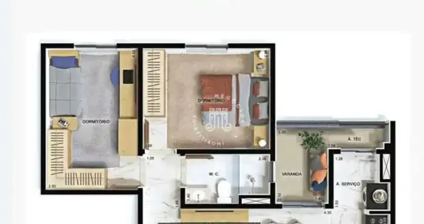 Apartamento à venda no cond. altos da avenida jundiaí  em jundiaí/sp