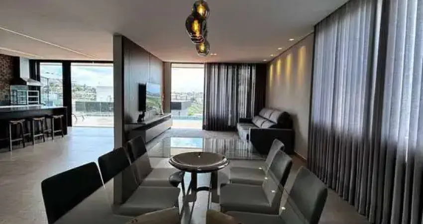 Casa à venda em alphaville vespasiano – 4 suítes, piscina e spa