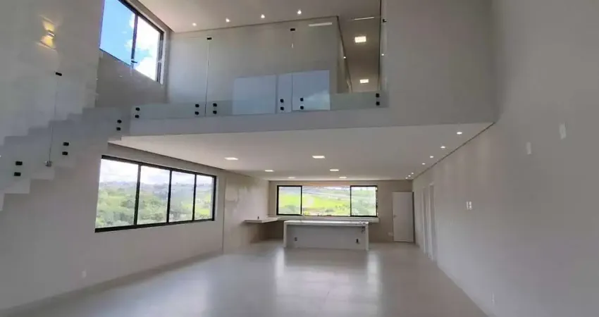 Residência moderna à venda em alphaville vespasiano com vista incrível