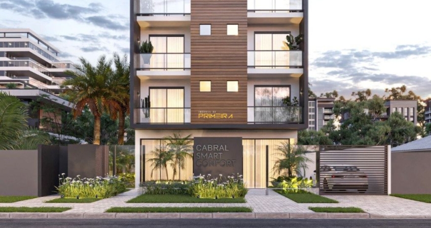 Smart Comfort - Studio 24m2, 1 vaga de garagem no Cabral.