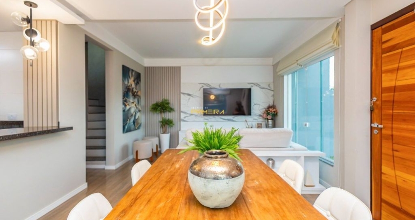 Resid. Quadra - Sobrado 3 dormitórios (1suíte), e 3 vagas no Atuba.