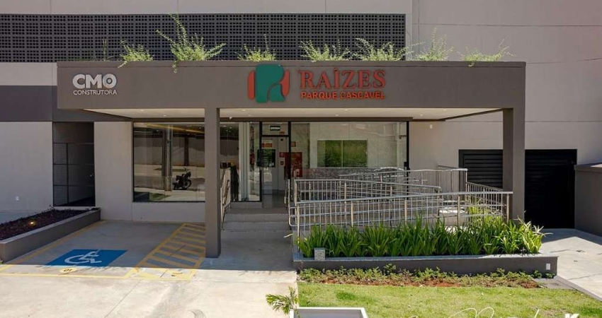 Raízes Parque Cascavel – Apartamento no Vila Rosa com 2 quartos, 56m², mobiliado e decorado, próximo ao Parque Cascavel