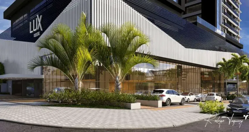 Lux oeste – apartamento no setor oeste com 3 quartos, varanda e vista para a praça do sol