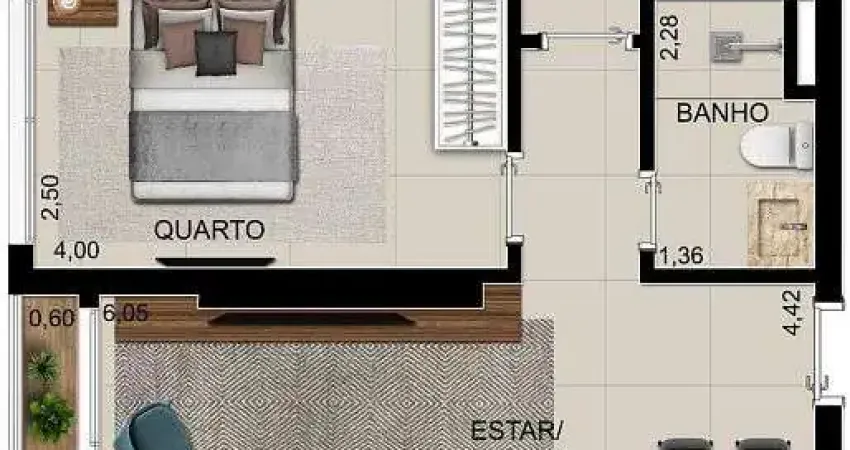 Gyro O2 Reserva Ybiti – Apartamento à venda no Parque Amazônia com 2 quartos e lazer completo
