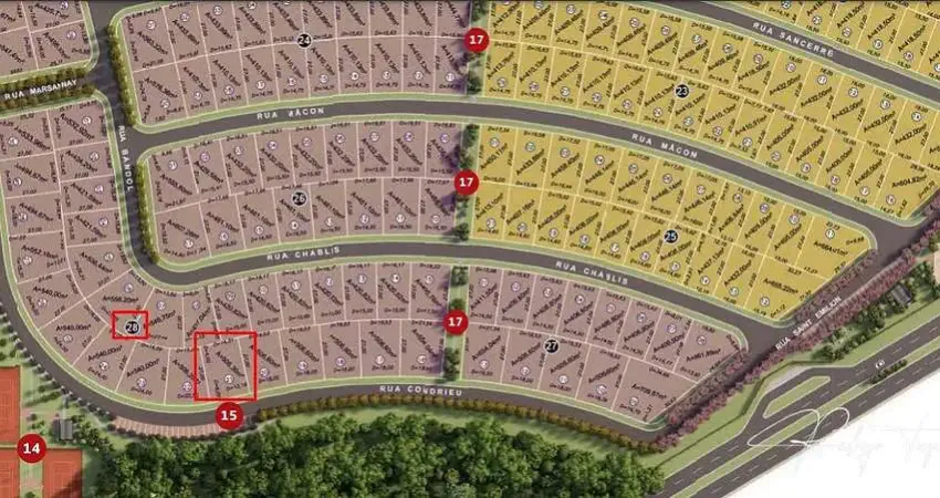 Jardins França – Terreno à venda em Goiânia com 506 m² em condomínio de alto padrão