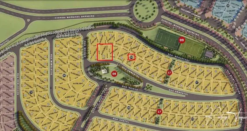 Jardins França – Terreno à venda em Goiânia com 407 m² em condomínio fechado de alto padrão