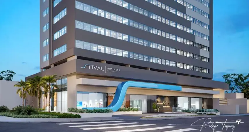 Sala comercial de 35 m² à venda no Stival Business Lourenzzo – Aeroviário, Goiânia
