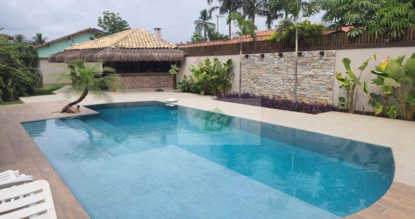Casa com 3 dormitórios à venda, 350 m² por R$ 3.600.000,00 - Barequeçaba - São Sebastião/SP