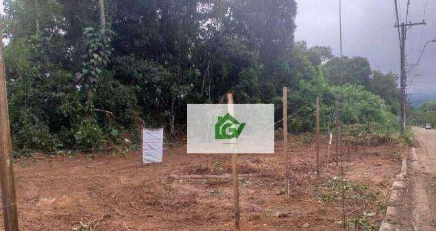 Terreno à venda, 377 m² por R$ 260.000,00 - Massaguaçu - Caraguatatuba/SP