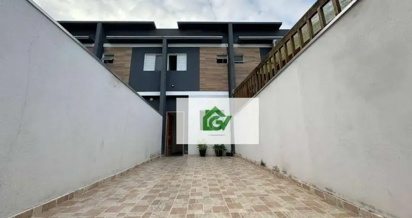 Sobrado com 2 dormitórios, 70 m² - venda por R$ 335.000,00 ou aluguel por R$ 1.780,00/mês - Jardim Tarumãs - Caraguatatuba/SP
