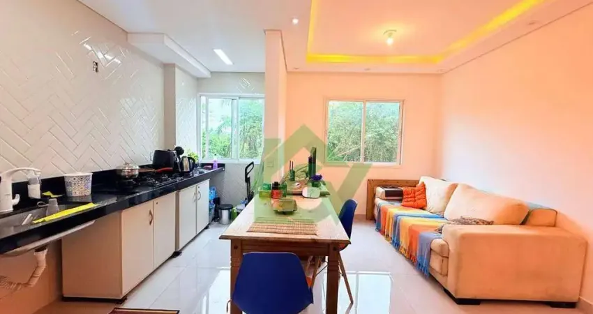 Apartamento com 2 dormitórios à venda, 48 m² por r$ 350.000,00 - martim de sá - caraguatatuba/sp