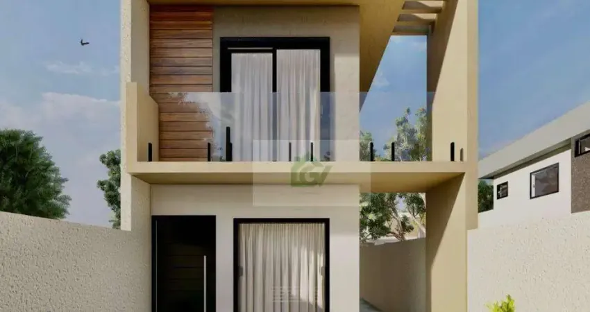 Sobrado à venda, 80 m² por R$ 450.000,00 - Pontal de Santa Marina - Caraguatatuba/SP